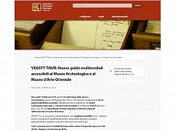 VEASYT Tour: nuove guide multimediali accessibili al Museo Archeologico e al Museo d'Arte Orientale